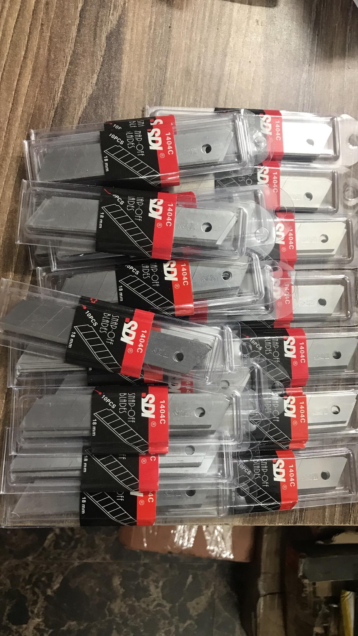 LƯỠI DAO RỌC GIẤY SDI ( 1 hộp = 200 lưỡi )