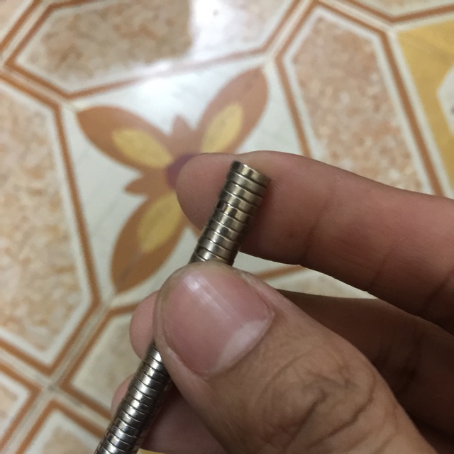 6x2 rare earth magnets with straight holes, professional magnets for fishing