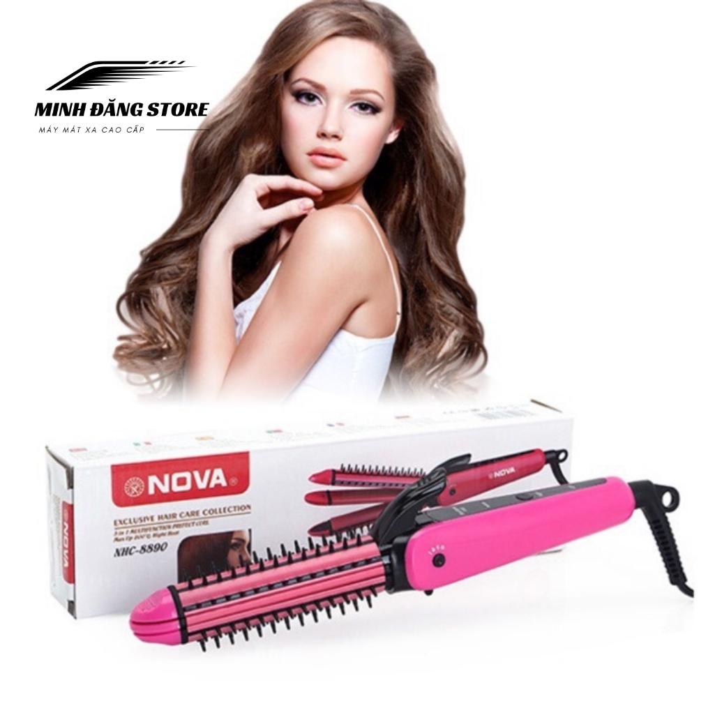Máy làm tóc tạo kiểu Onestep, lược điện 3 trong 1 sấy khô - uốn cụp - làm xoăn, máy làm tóc đa năng cao cấp -Ruby House