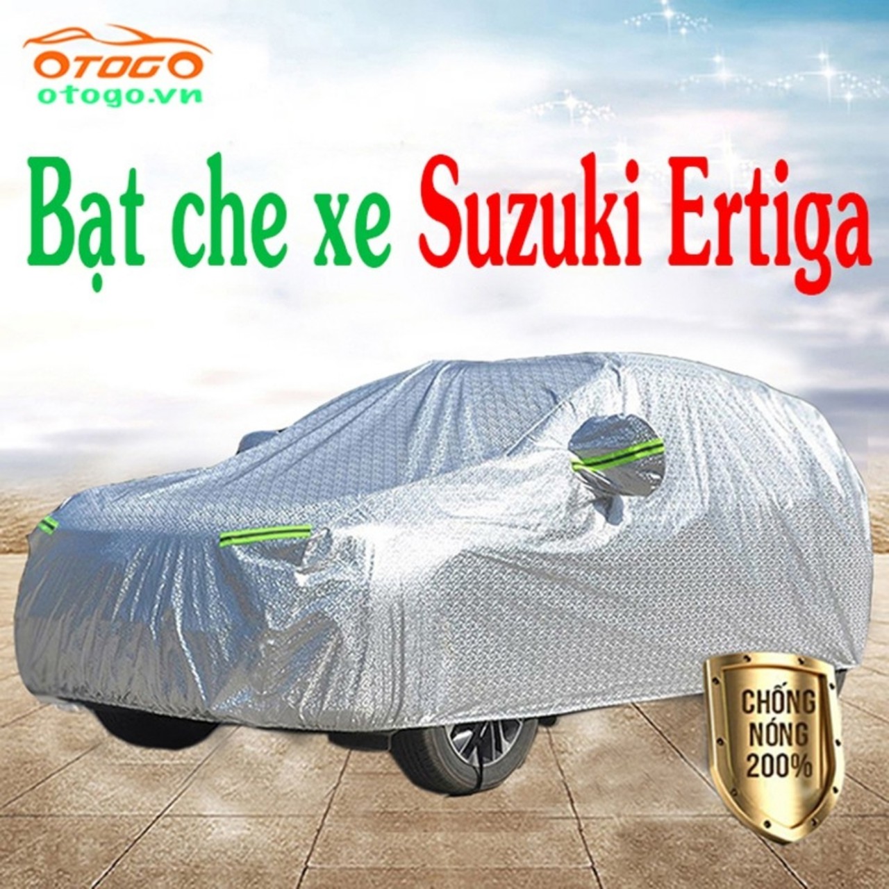 (size 2xl) Bạt phủ ô tô #Suzuki Ertiga - CAO CẤP 3 LỚP Cách Nhiệt, Bạt phủ xe ô tô Suzuki Ertiga( hàng cao cấp)