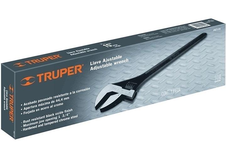 450mm Mỏ lết đen Truper 15498 (PET-18)