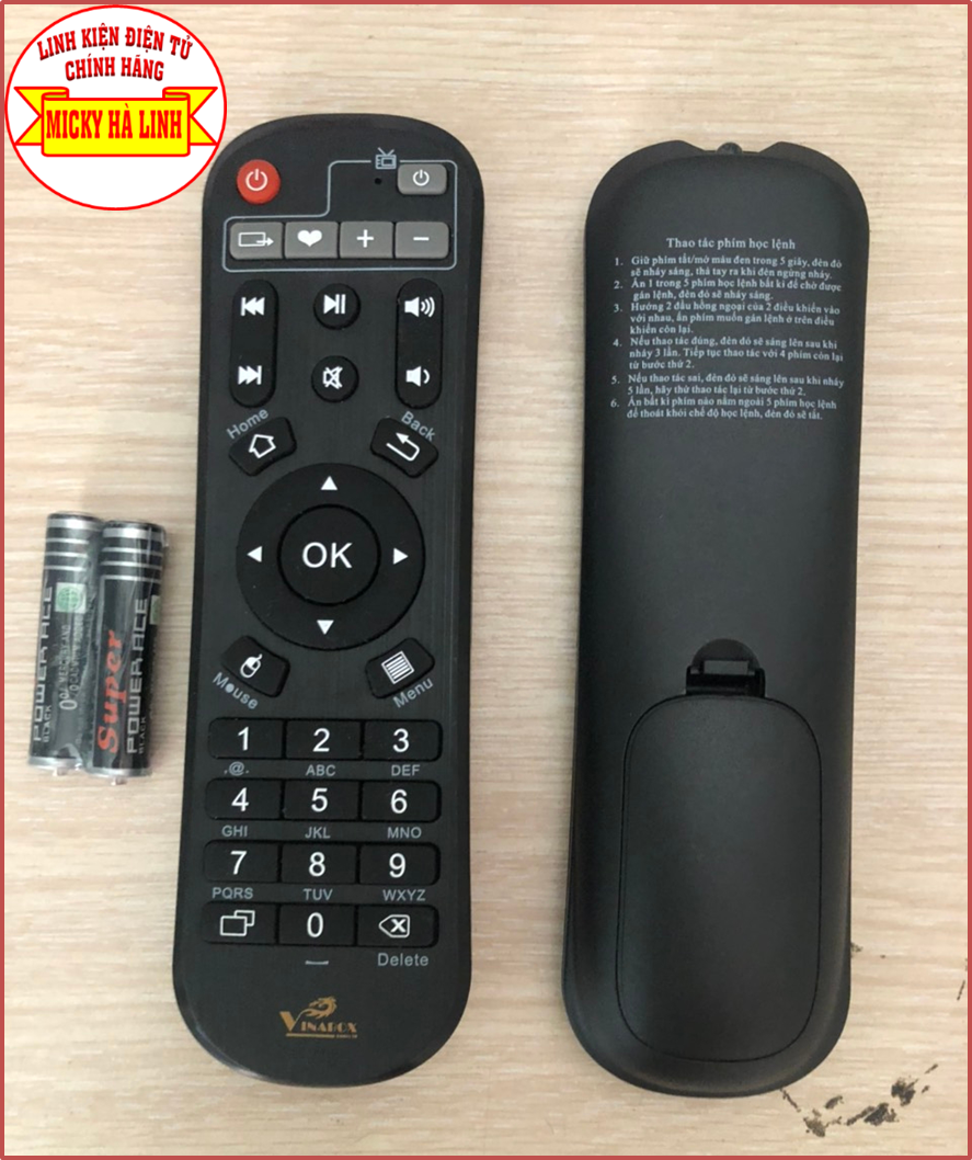 Điều khiển từ xa thông minh vinabox dành cho android vinabox x2, x3, x6, x10 netbox i7i10