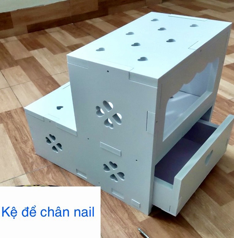 Kệ để chân làm nail- loại tốt - chắc chắn.