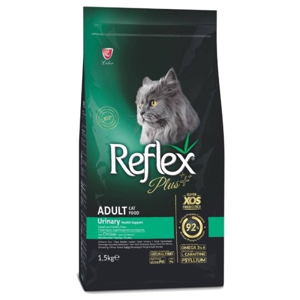 mua 2 tặng 1 Thức ăn hạt khô REFLEX URINARY - gói 15kg hỗ trợ điều trị sỏi thận ở mèo