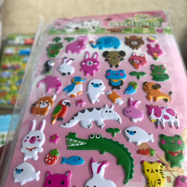 Sticker Dán Nổi Nhiều Mẫu Khác Nhau