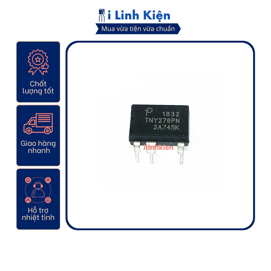 Ic nguồn TNY276PN DIP-7 chính hãng Power Integrations