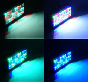 Đèn sân khấu 18 & 12 led cảm ứng nhạc (nhiều màu)