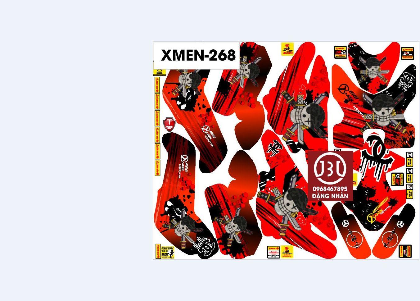 TEM TRÙM XE ĐIỆN XMEN 268