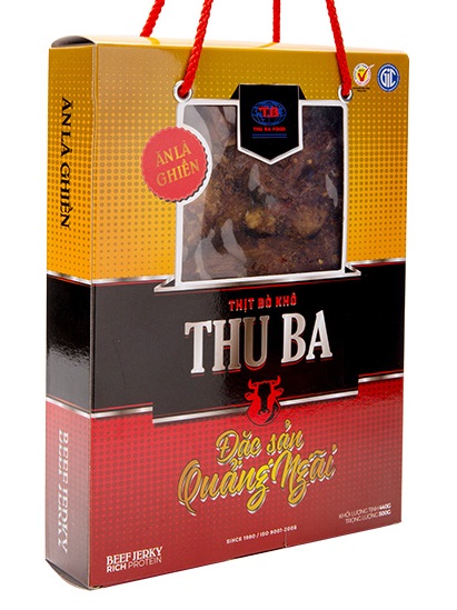 Khô bò Thu Ba 500g dạng sợi, cao cấp