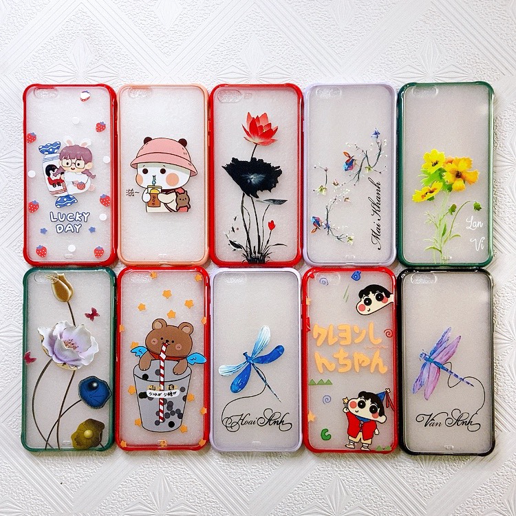 [HCM]ỐP VIỀN MÀU HÌNH KUTE IPHONE 6 PLUS/ 6S PLUS