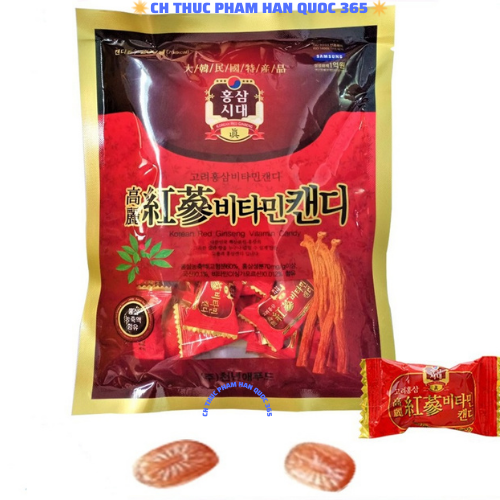 Kẹo Hồng Sâm vitamins Hàn Quốc 200gr chính hãng