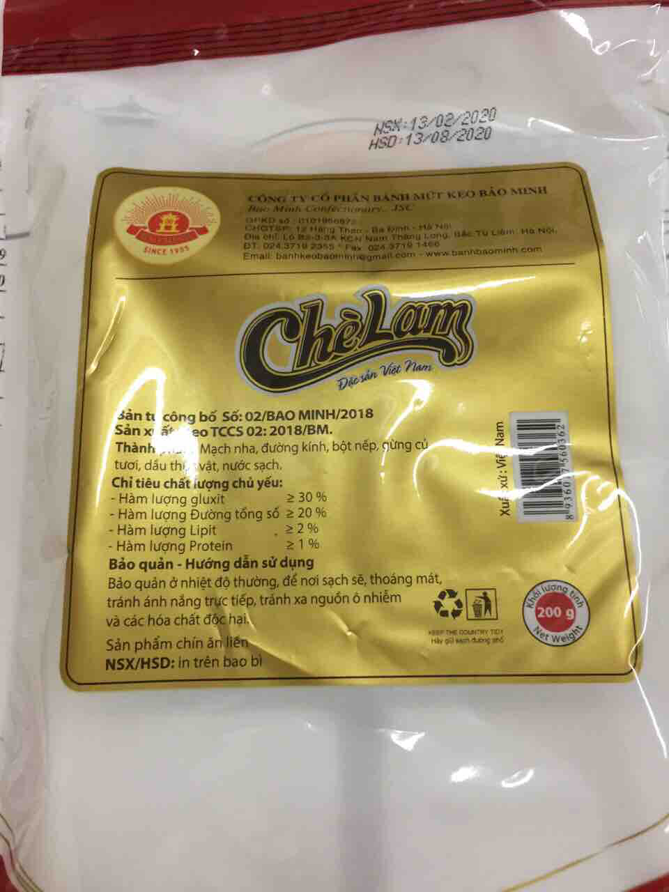 Chè lam bảo minh