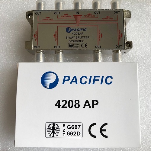 Bộ Chia 2, 3, 4, 6, 8 PCT PACIFIC (LOẠI 1) Chia Cáp, Anten KTS
