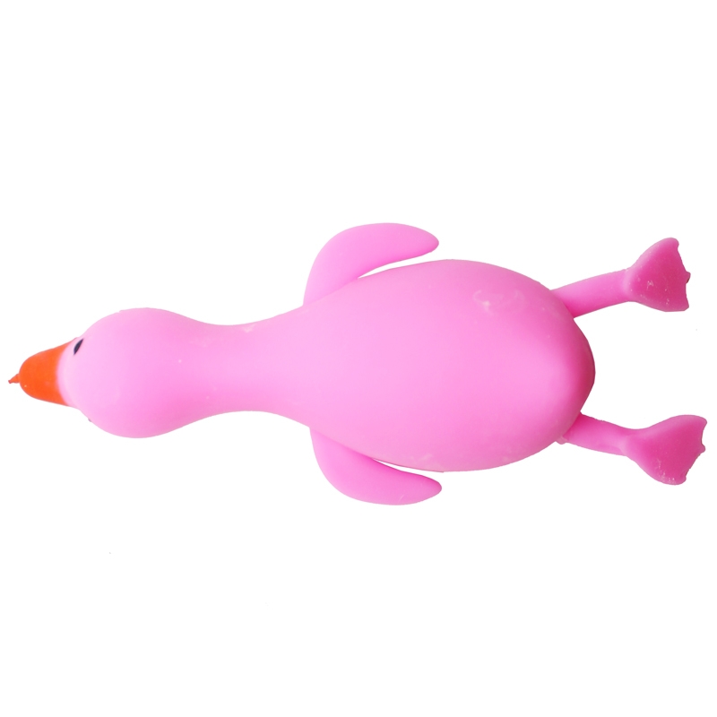 Đồ Chơi Squishy Hình Vịt Con LX19 - Màu Hồng