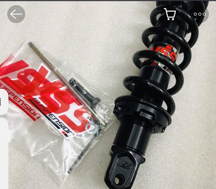 PHUỘC   YSS   CHO HONDA VARIO FULL ĐEN