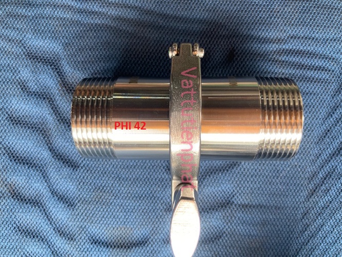 Bộ clamp ren ngoài inox 304 phi 21/27/34/42/49