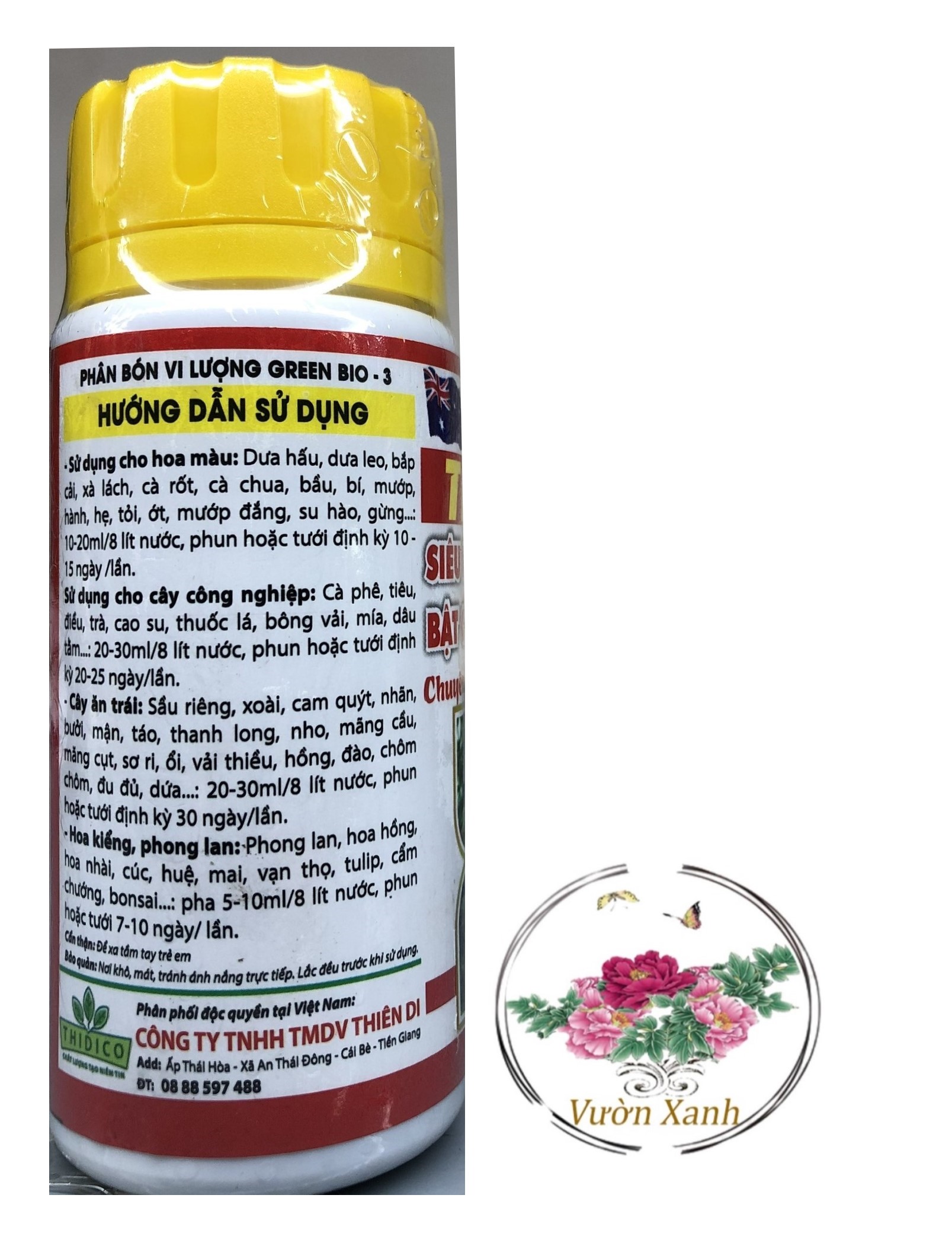 Phân Bón phóng đọt bật chồi mập cọng TD 90-Úc - #560A# 100ml