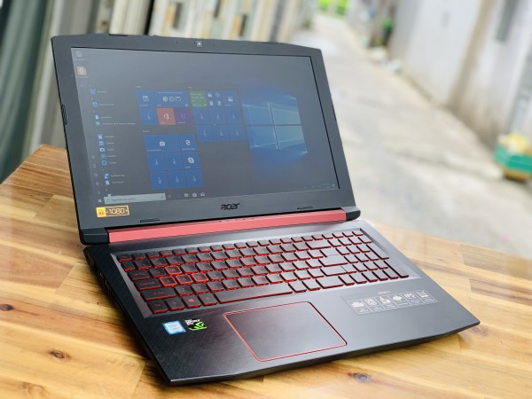 Laptop Gaming Acer Nitro 5 AN515-52, i7 8750HQ 8G SSD128+1000G Vga GTX1050TI 4G Full HD Đèn phím Giá rẻ