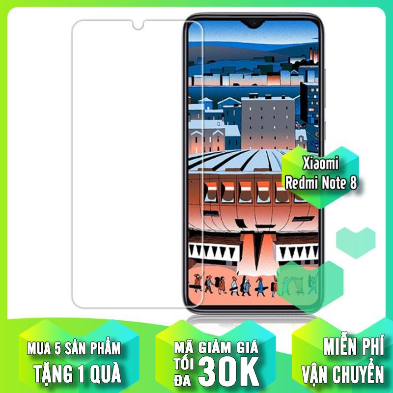 Kính cường lực cho Xiaomi Redmi Note 8 - Trong Suốt