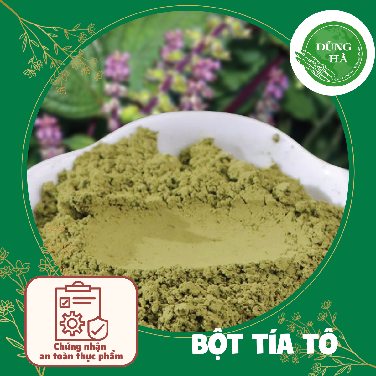 Bột tía tô nguyên chất hảo hạng loại I