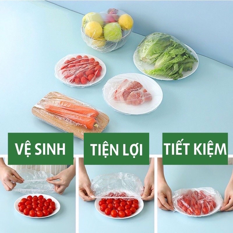 SÉT 100 MÀNG BỌC THỰC PHẨM CHUN TIỆN LỢI - 156marthcm