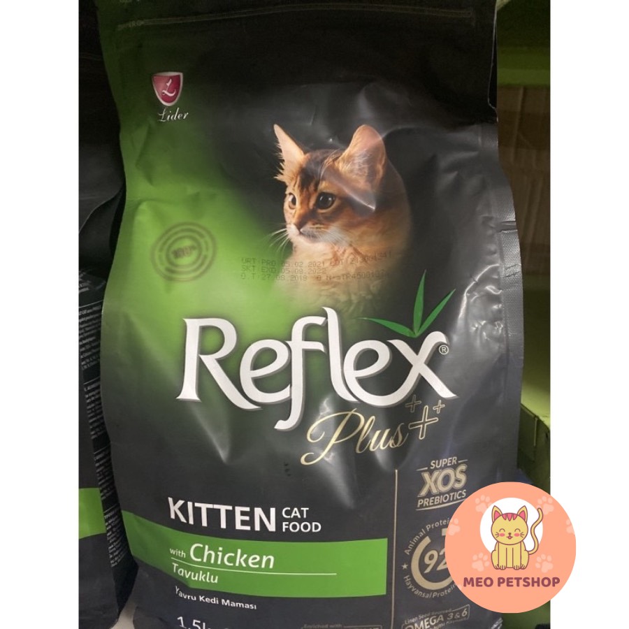 [1.5kg] Hạt Reflex Plus Cho Mèo (Nhập khẩu Thổ Nhĩ Kỳ)