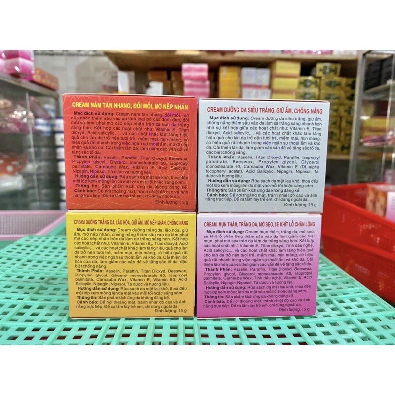 Kem Alon Đủ Dòng Hủ 15G (Hàng Chuẩn )