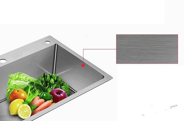 Chậu rửa chén bát inox SUS 304 một hộc