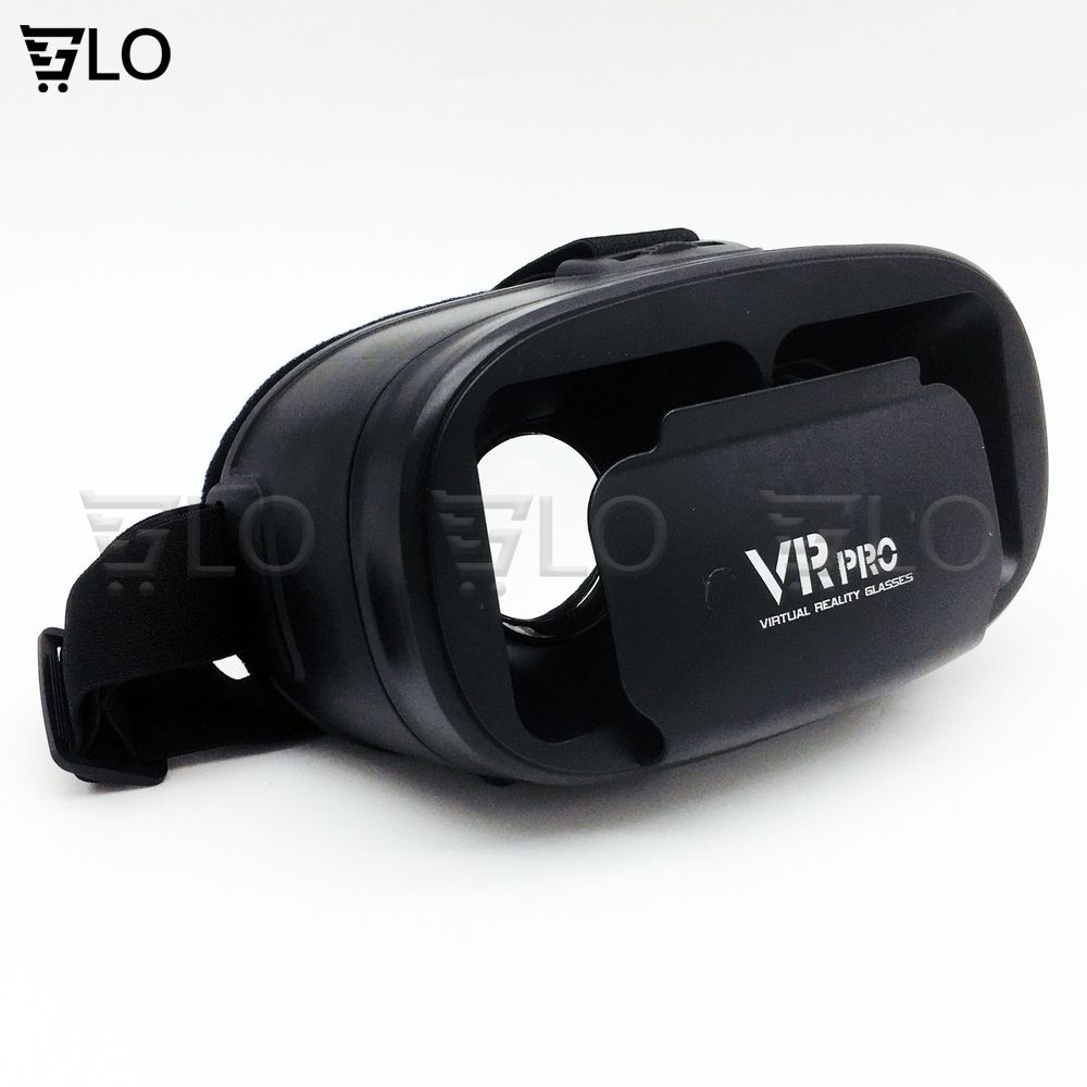 Kính thực tế ảo vrpro/vr box phiên bản 2.0, xem phim 3d vrbox v2 cho điện thoại màn hình từ 3.5" đến 6.7"