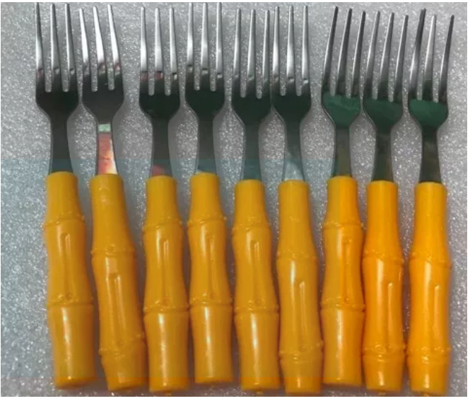 Bộ 10 cây nĩa trúc nhựa - Bộ nĩa ăn trái cây