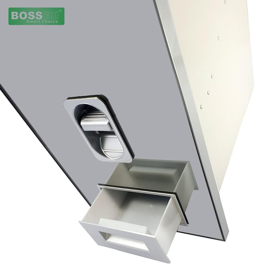 ( Chính Hãng ) Thùng đựng gạo âm tủ BOSSEU - BS250Black