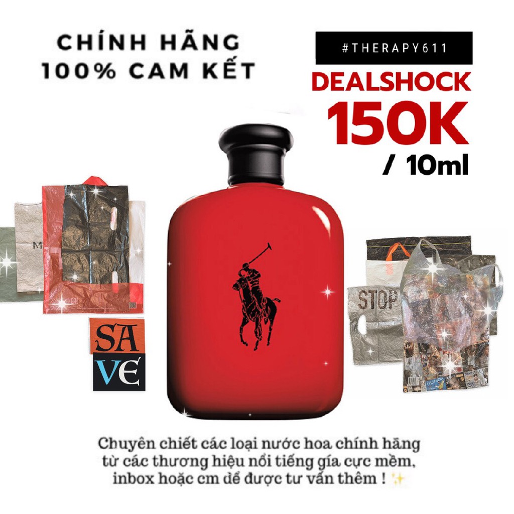 Mẫu thử nước hoa polo red edt 5ml/10ml/20ml
