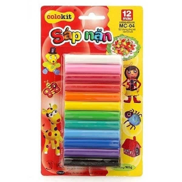 Sáp nặn 12 màu mc-04