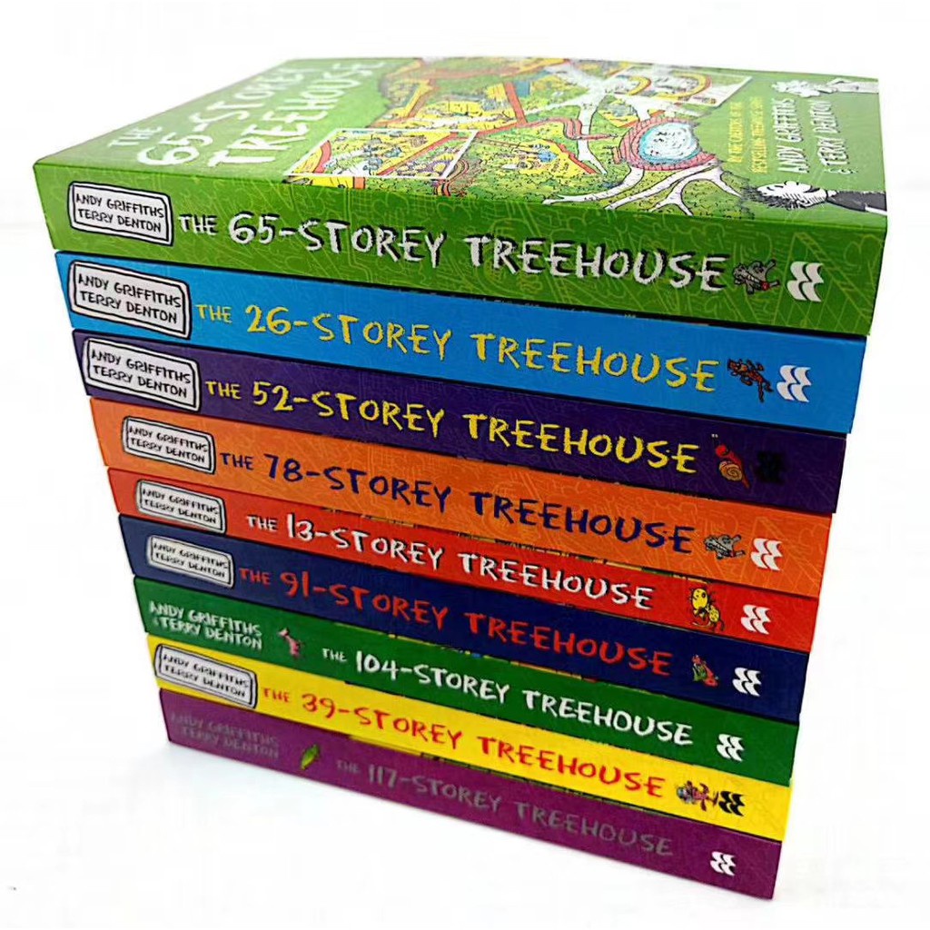 Bản in đen trắng - No box -  Full 15q mới nhất - STOREY TREEHOUSE (Đồ chơi) - No box