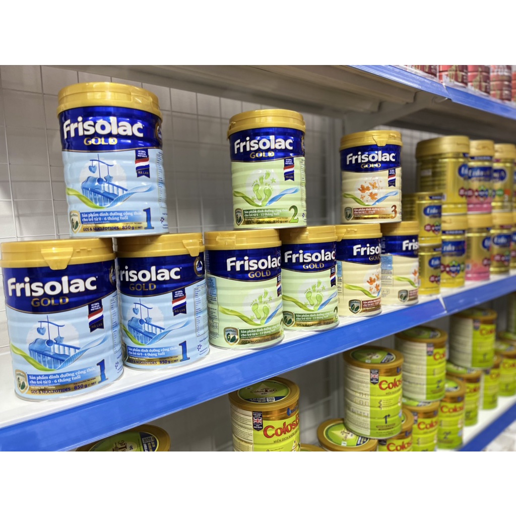 Sữa Bột Frisolac Gold 850G Đủ Số 1, 2, 3, 4