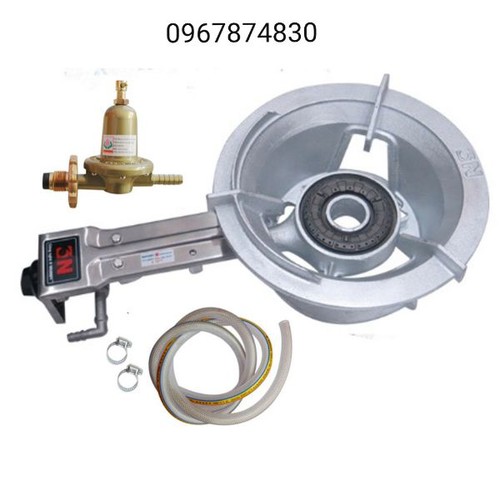 Bếp khè ga công nghiệp GADO 3N tặng kèm van dây