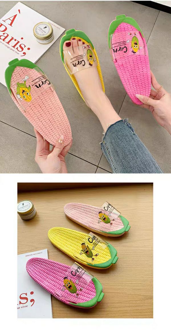 [HCM]DÉP TRÁI BẮP SIÊU CUTE HOT TREND CHO NỮ