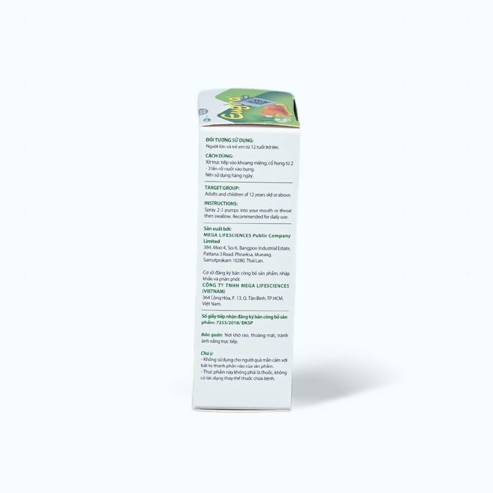 Xịt họng thảo dược Eugica (10ml)