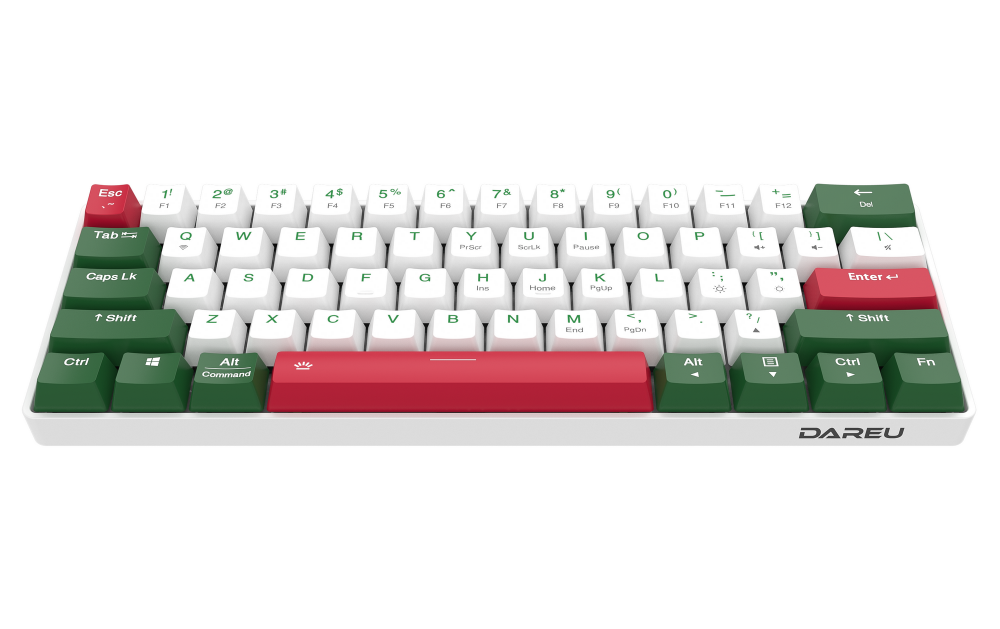 Bàn phím cơ không dây DAREU EK861 61KEY (PBT, Blue/ Brown/ Red D-KAILH switch)