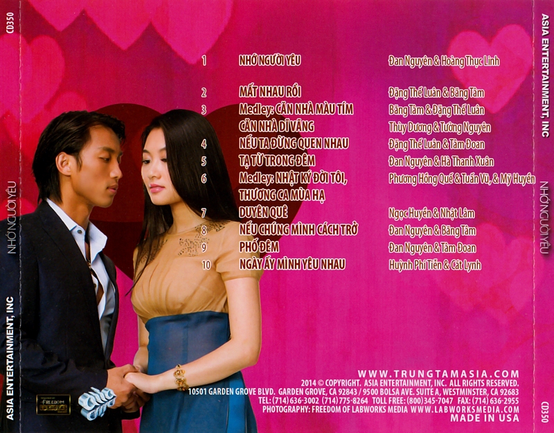 Bộ 6 đĩa CD nhạc Đan Nguyên 1