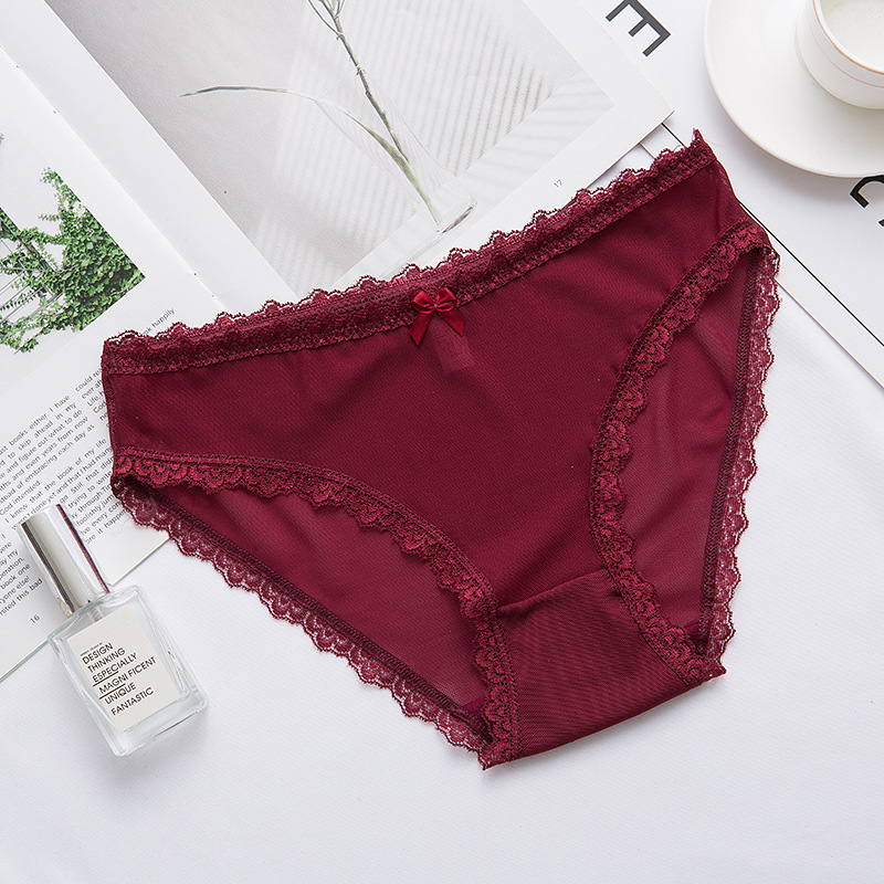 Quần lót nữ chất liệu ren lưới mềm mịn