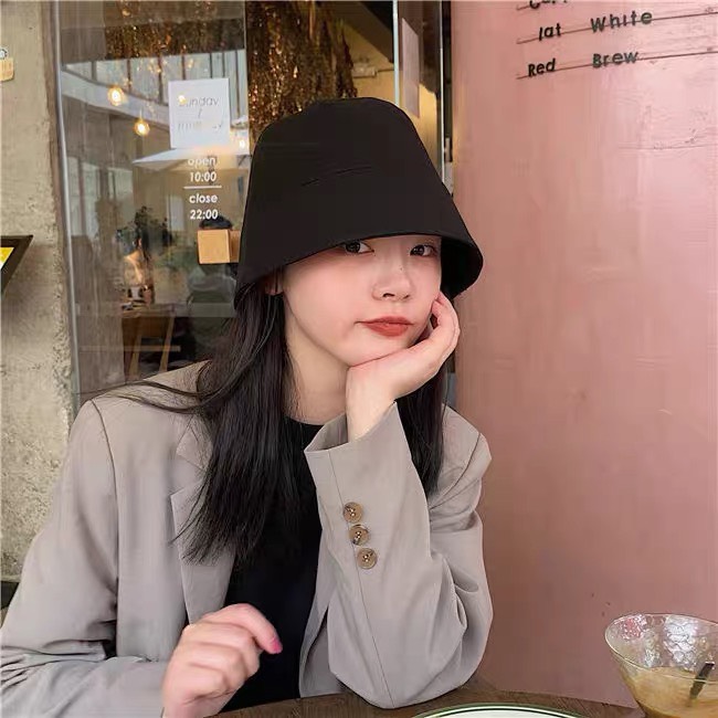 Mũ bucket nón vành trơn phong cách unisex