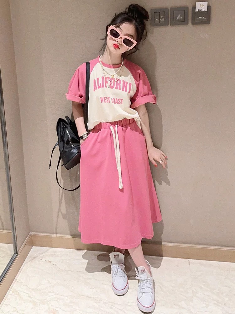 [SIZE NHÍ+ĐẠI] SÉT BỘ VÁY ĐI CHƠI BÉ GÁI SIÊU NGẦU