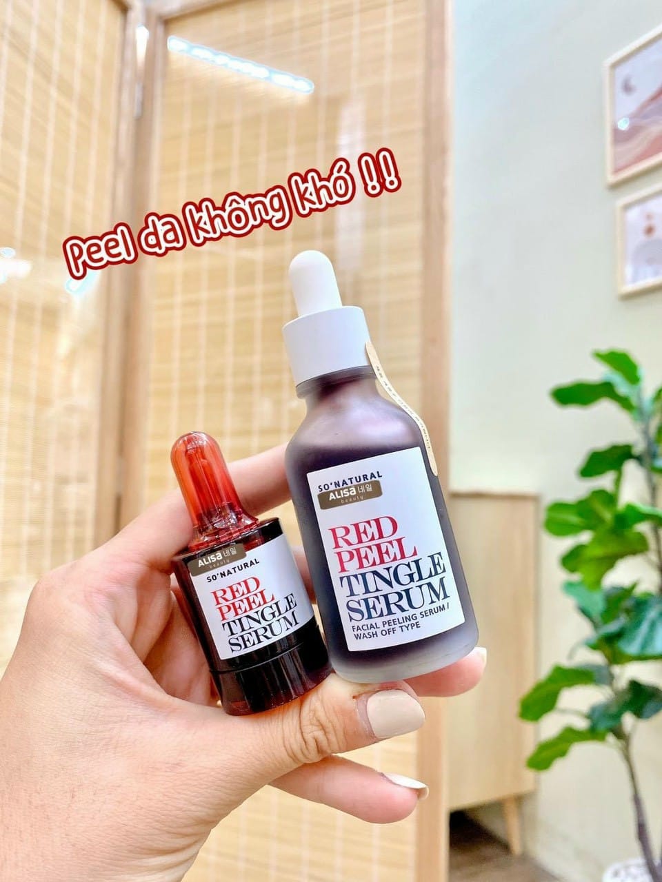 [So'natural] Tinh Chất Red Peel Tingle Serum Sonatural Hàn Quốc