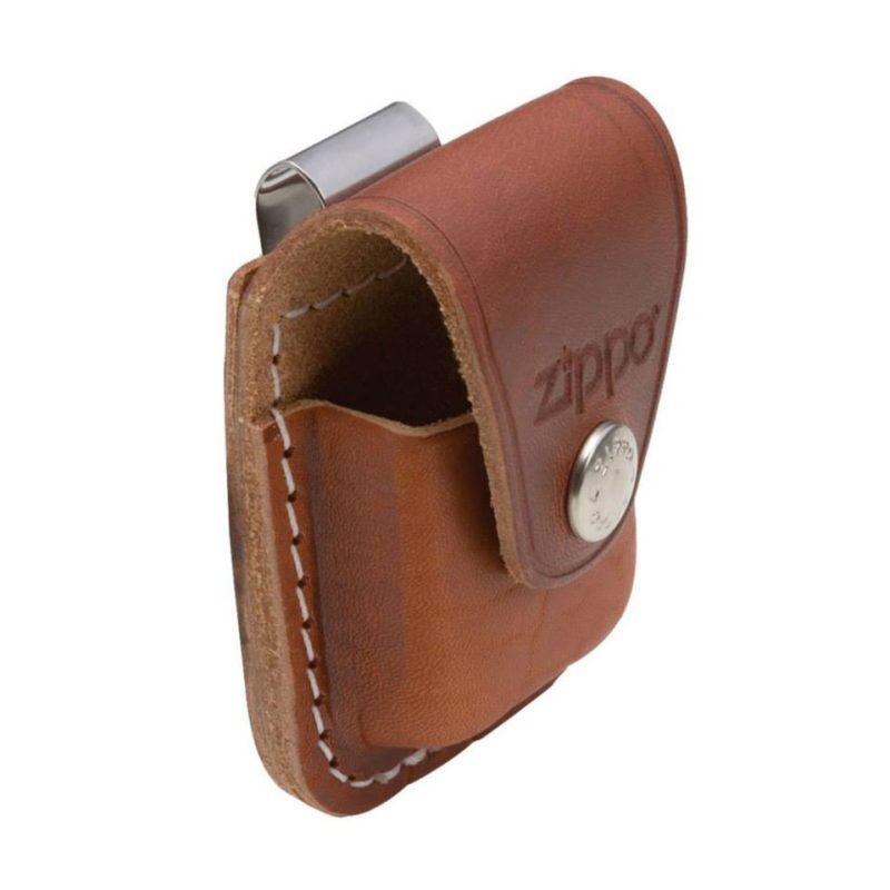 BAO DA ZIPPO CHUYÊN DỤNG MÀU NÂU