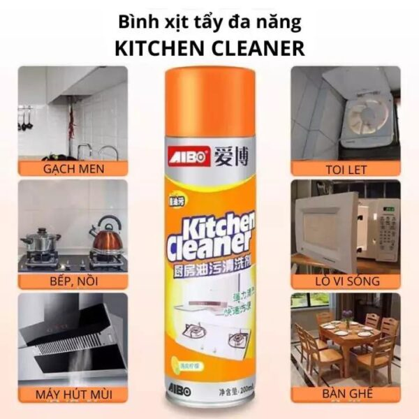 Xịt Tẩy Đa Năng Bọt Tuyết Kitchen Cleaner