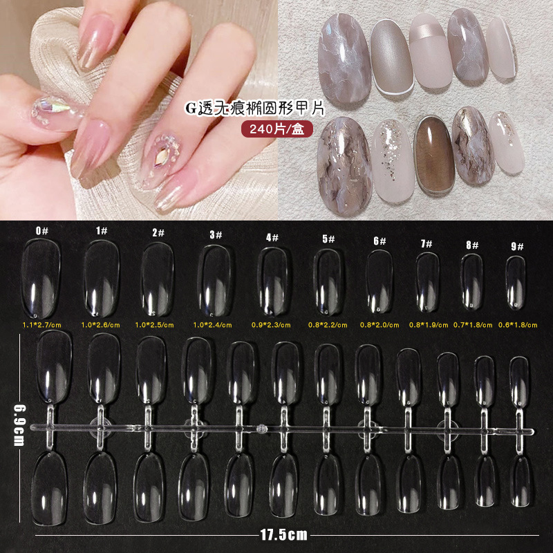 Móng úp trong dẻo phom vuông - bầu - nhọn - thang (vỉ xương cá)