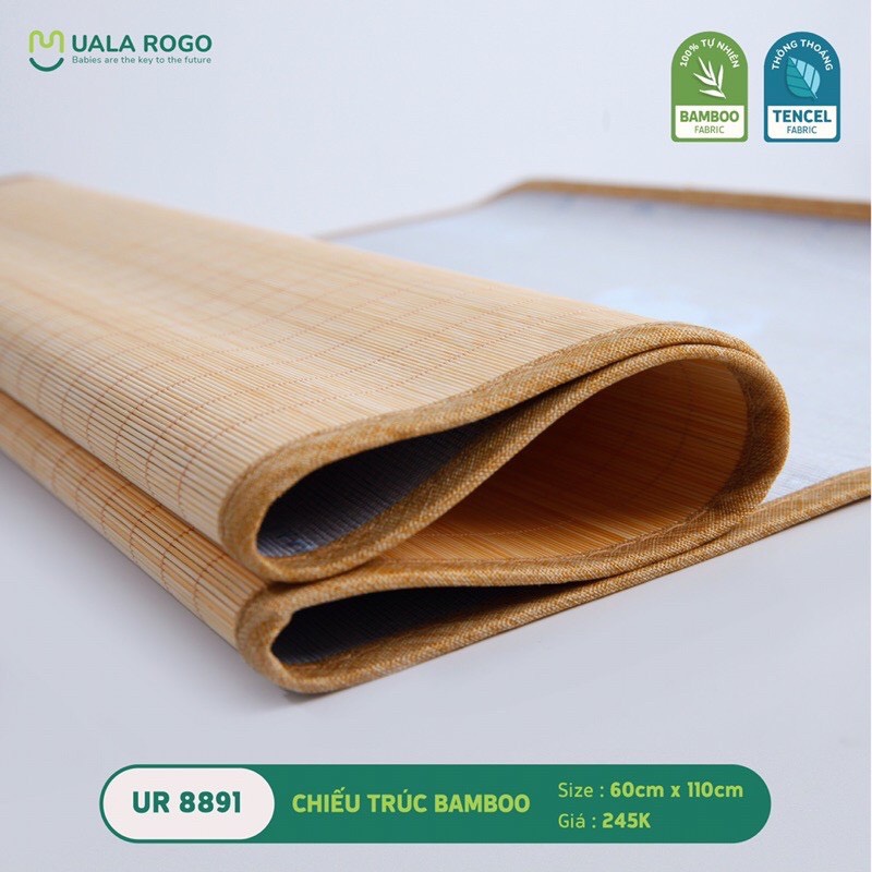 Chiếu trúc tăm tre Uala & Rogo chính hãng (60x110cm)