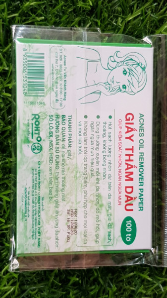 [HCM]Giấy thấm dầu Acnes 100 tờ