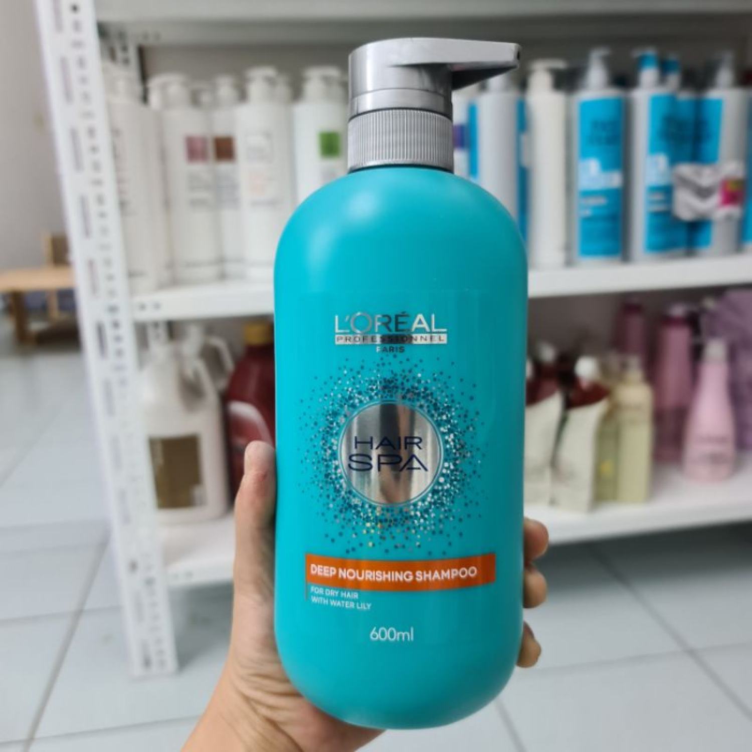 Dầu gội và dầu hấp l'oreal suôn mượt hair spa 600ml - 500ml
